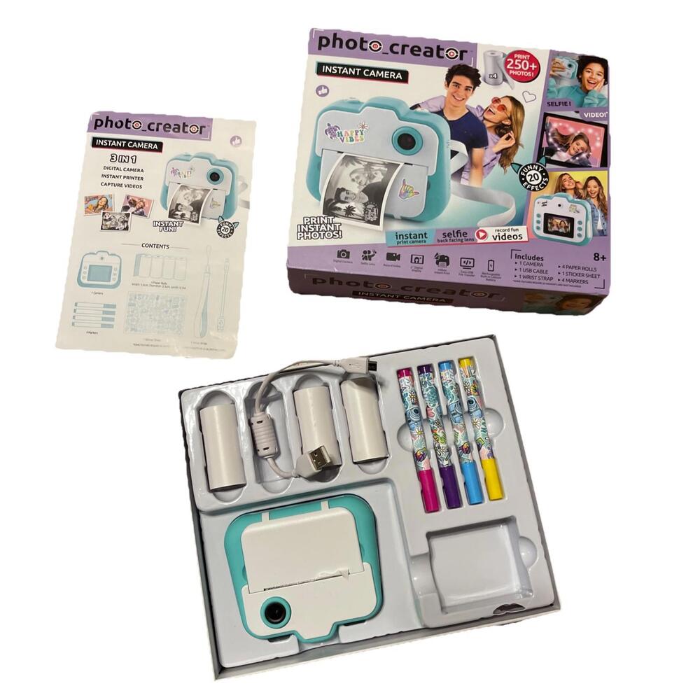Photo Creator Instant Print Camera – Photo, Selfie and Video – Insta Camera H77
